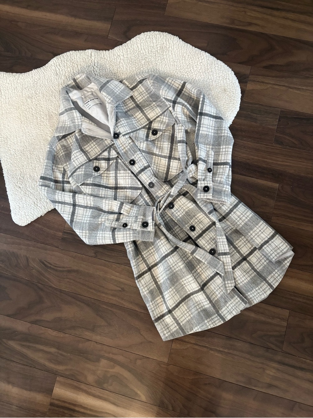 Frank And Oak Soft Plaid Shacket / Coat – XS